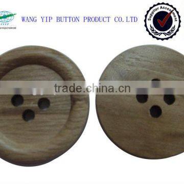 23mm Big Coat 4 Oles Wood Button