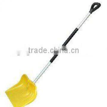 54.3-inch Blue Heavy Duty Plastic Snow Shovel with D-Grip