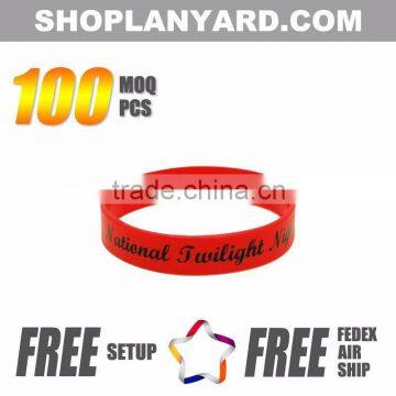 Silicone Printed Custom Party Wristbands