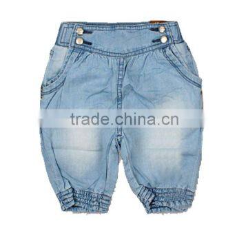 New 100%cotton denim Girls pants (KS120017)