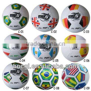 leather soccer ball