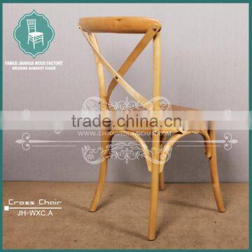 Cross x Back Dining Chair Used in Wedding Party photo-3