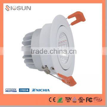 High Lumen 120lm/w 5W Adjustable Beam COB LED Downlight
