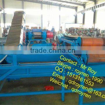 Automatic Waste Tire Recycling Line Automatic Small Tire Shredder