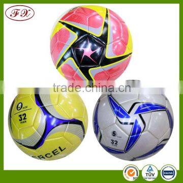 Custom eco-friendly high quality low price pu laminated soccer ball sport football ball