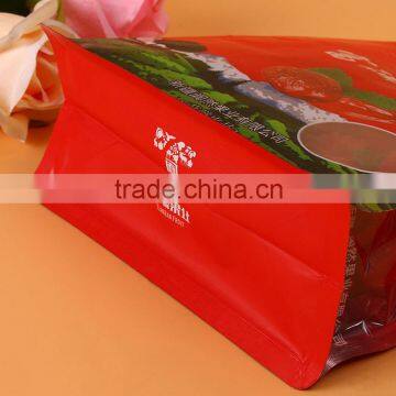 Re-sealable Craft Paper With Side Gusset Red Dates Plastic Bag photo-4