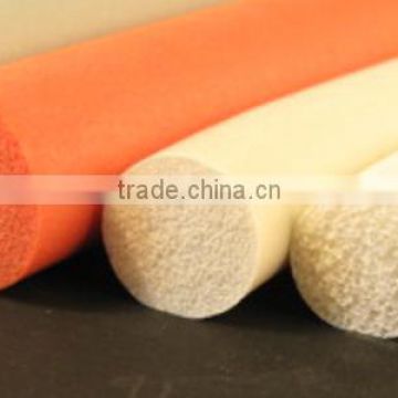 Silicone sponge strip round