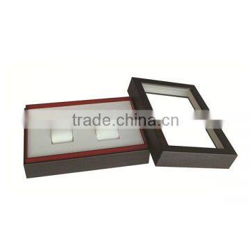 2013 new products custom leather watch window display cases