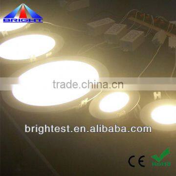 8W Round LED Panel Light Warm white 2800K