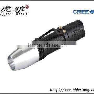 promotional aluminium led flashlight torch light with clip
