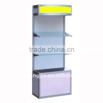 Portable aluminum display stand