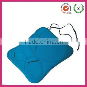 Neoprene Sleeve for laptop /netbook, with drawstring and outside pockets