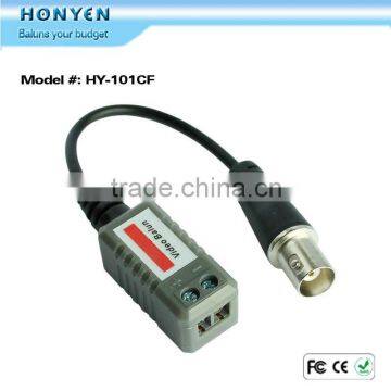 1 CH passive balun video transceiver female BNC HY-101CF