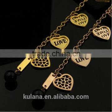 Wholesale stainless steel where can i buy charms for charm bracelets Love heart Bracelet 9309