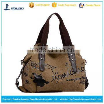 Designer casual canvas handbags for ladies 2014