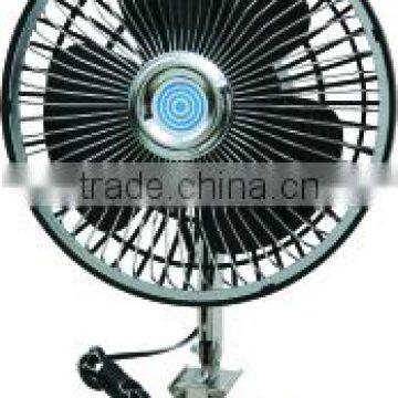 8 inch car fan metal front plastic back