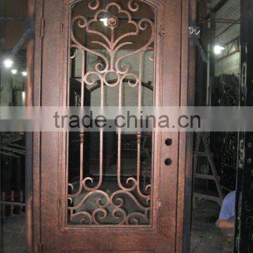 Interior wrought iron door