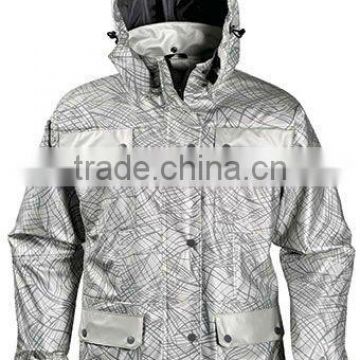 All over printing PU raincoat