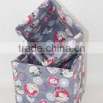 mini hot sale custom-made folding fabric basket wholesale