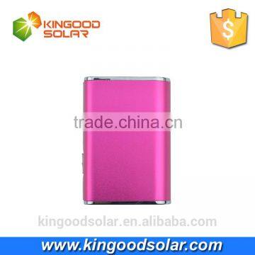 2016 Best Ultra-thin Metal Power Bank With Led Lights Flashlights Portable Pocket Rohs Power Bank 5600mah photo-3