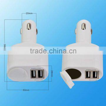 Electric female car charger cigarette lighter adapter in stock