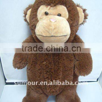 Unstuffed Monkey Plush Toy