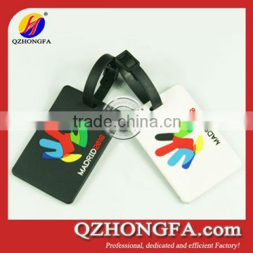 Customized Embossed Bulk Rubber Hand Luggage Tag for Promo