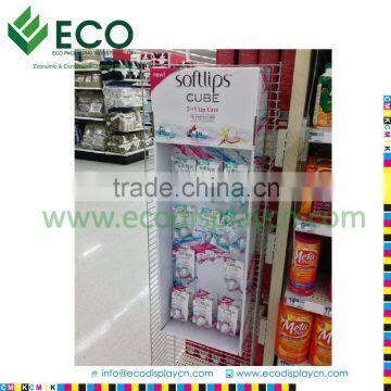 OEM ODM Cardboard Display Cosmetics Stand, Corrugated Displays