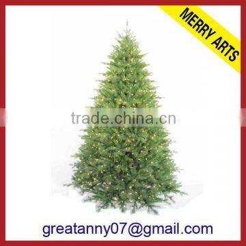 Jinhua Yiwu manufacturing wholesale 7ft slim green artificial pvc christmas trees made in china