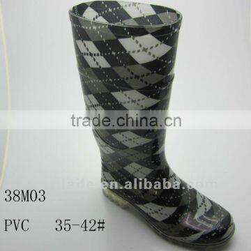 PVC women rain shoes