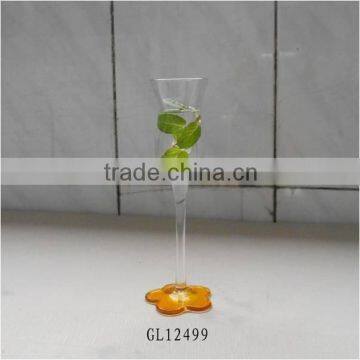 long colour stem mini wine glass