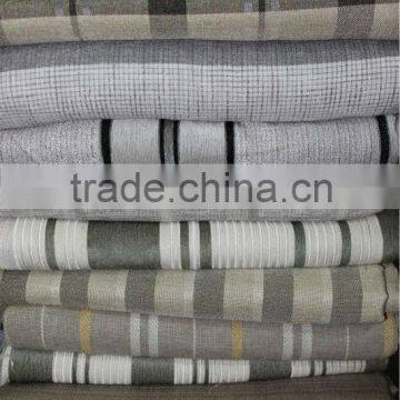 100% linen stripe curtain fabric