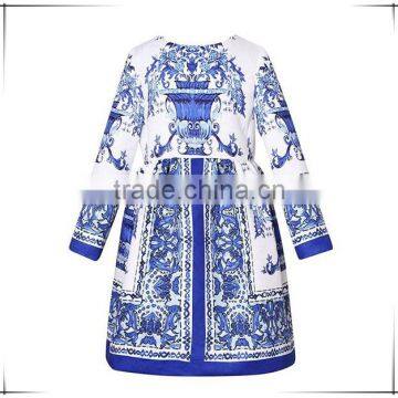 Europeu Dresse menina Floral completa vestido manga criancas Dobby Girls veste padrao do roupas de menina from Guangzhou Baiyun