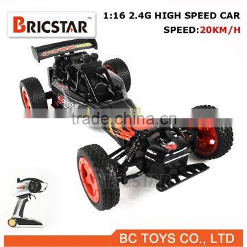 Wholesale toy 1:16 2.4G high-speed racing rc car nitro 4x4 with 20KM/H speed.