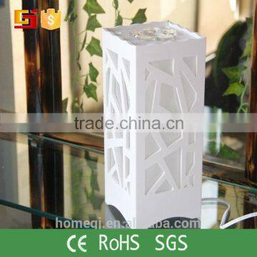 Best price wholesale simple design white wood table lamp for hotel or coffee shop