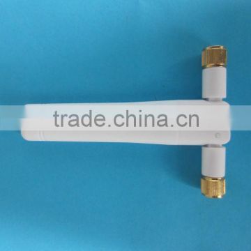 433MHz duck Antenna white rubber gold color connector