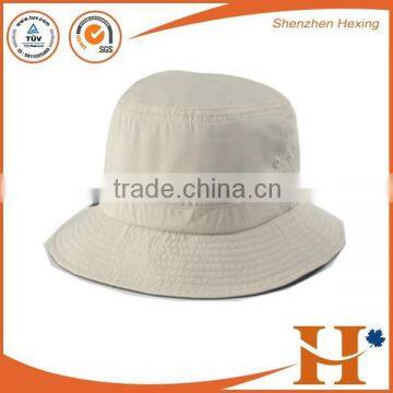 Fashion custom summer plain cotton fishing cap hat bucket hat