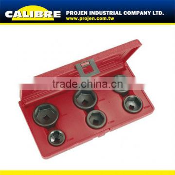 CALIBRE Auto Repair Tool 6PC 3/8 Dr cup type oil filter wrench sizes oil filter wrench kit