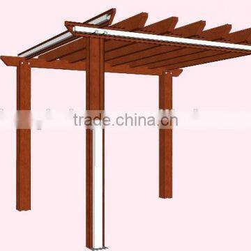 2015 Hot-sale WPC Pergola,eco-friendly Pergola, Outdoor Pergola, photo-4