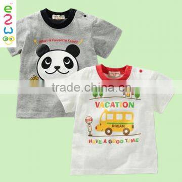 2015 New Design Korean Cartoon Printed Baby T Shirts