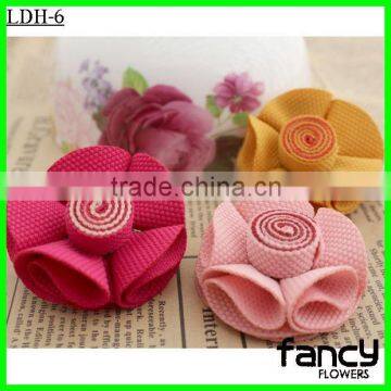 Artificial handmade crafts ribbon flowers