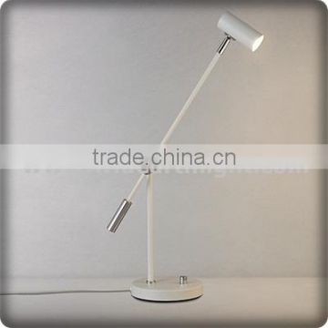 UL Tube Metal Shade Adjustable Office Desk Lamp With In Line Switch T30203