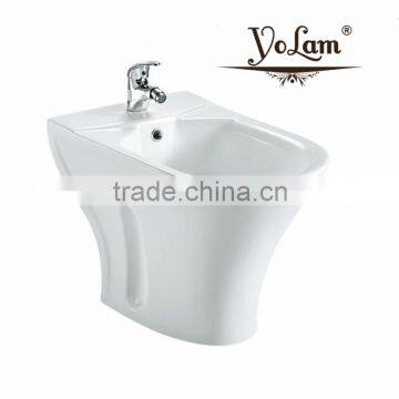 YLW-9002 Floor mounted sanitary ware lady using bidet