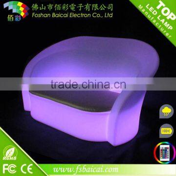 lluminated outdoor led light sofa /sex sofa chair/Double sofa