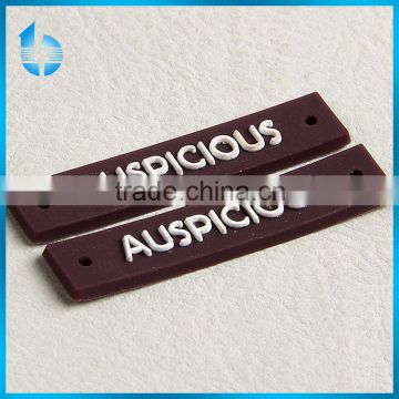 Wholesale direct factory sale custom rubber patch label for hats