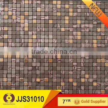 Building material metallic mosaic 3d wall mosaic tile (JJS31010)