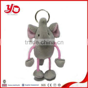 wholesale stuffed plush elephant keychain