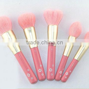 best seller 5pcs goat hair makeup brush set