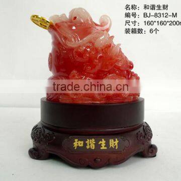 3812-F Resin Toad figurine for money Crafts 2014