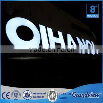 Specialized design outdoor decoration white letters lighting